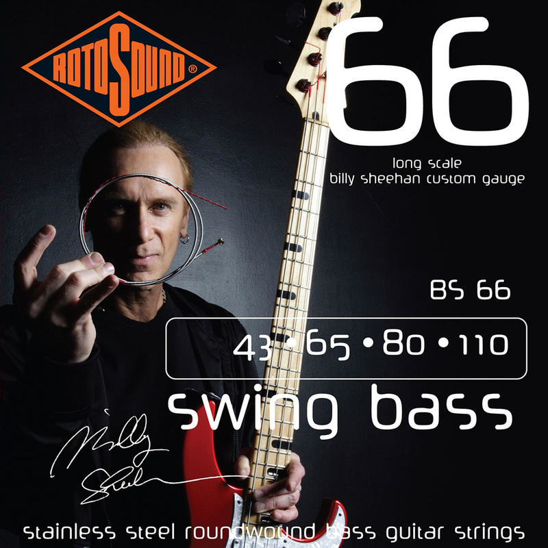 英國ROTOSOUND BS66 (43-110) 電貝斯弦 BILLY SHEEHAN 不銹鋼 旋弦公司貨