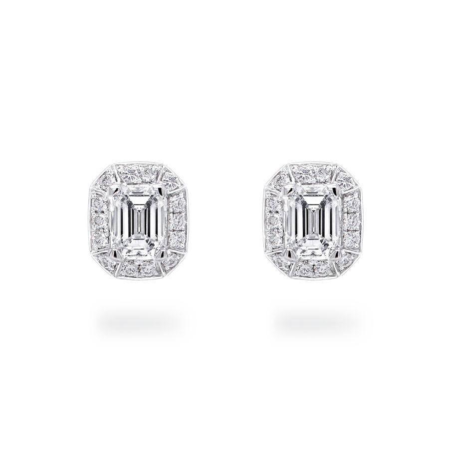 光輝庭園 — GIA1克拉鑽石耳環