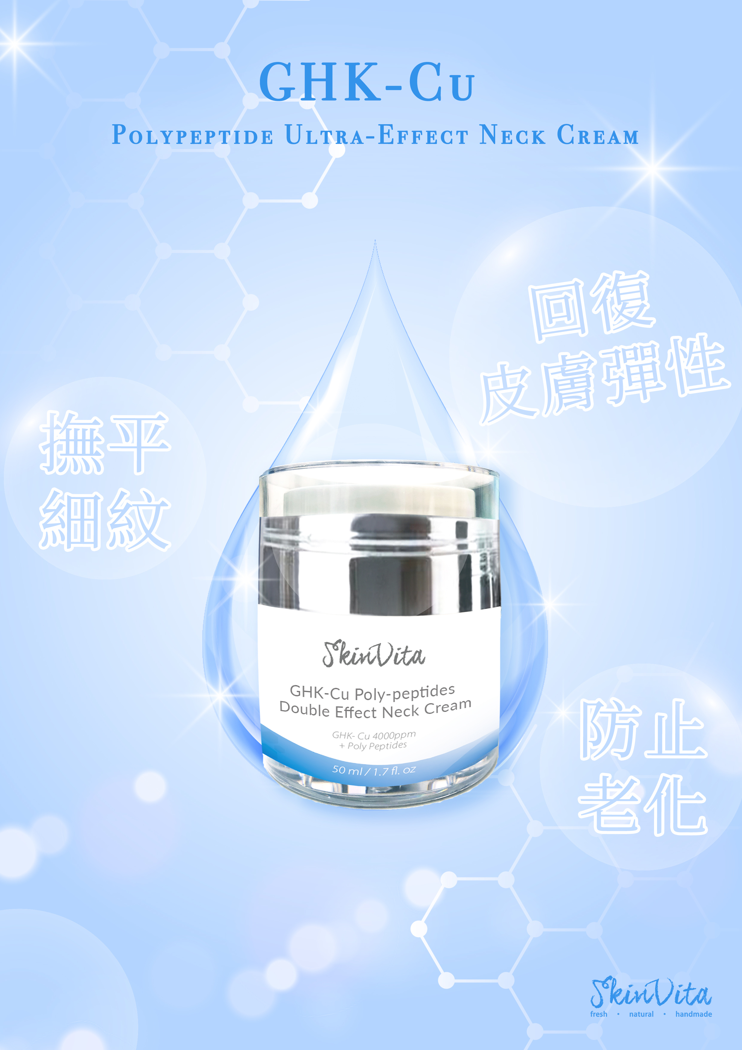 GHK-Cu Poly-peptides Double Effect Neck Cream