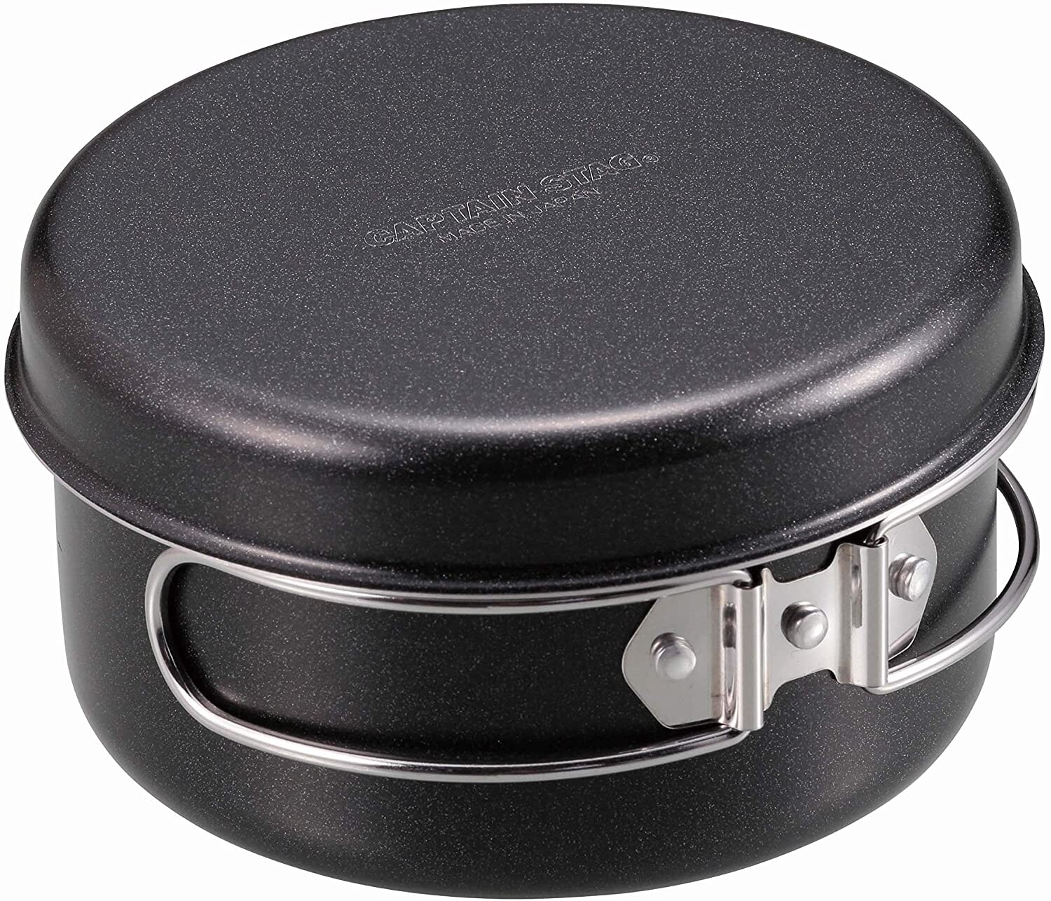 日本製captain stag 鋁金屬製露營用鍋具 跟 收納袋  UH-4108