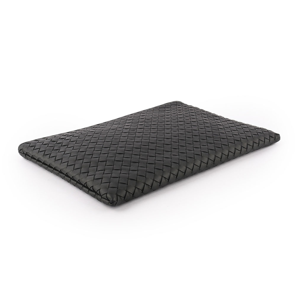 【BOTTEGA VENETA】大款編織羊皮手拿包/收納包