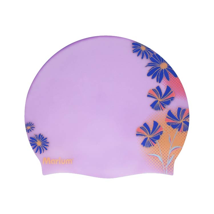 Marium 大人矽膠泳帽(Flower) - 3色 MAR-20617
