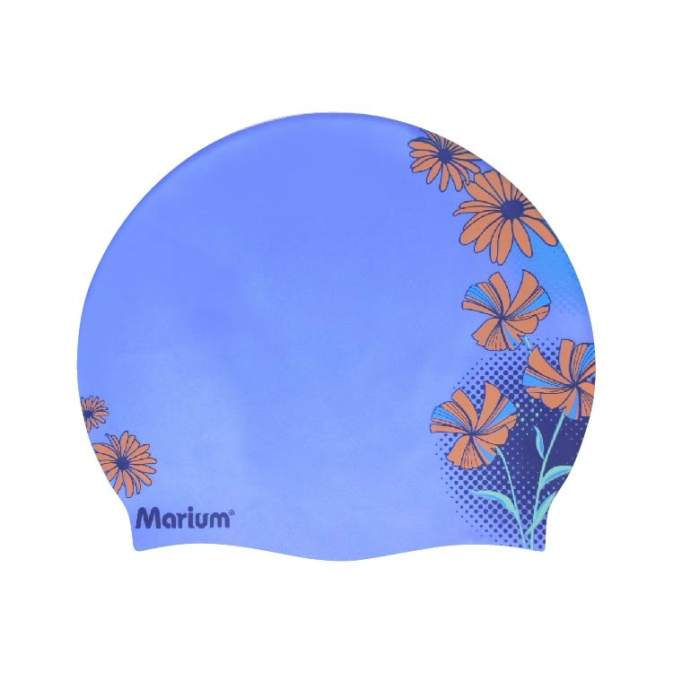 Marium 大人矽膠泳帽(Flower) - 3色 MAR-20617