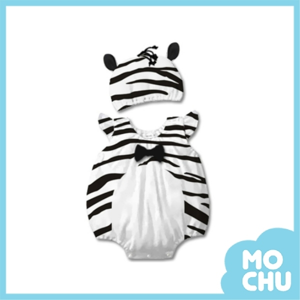 尾巴開花斑馬包屁衣