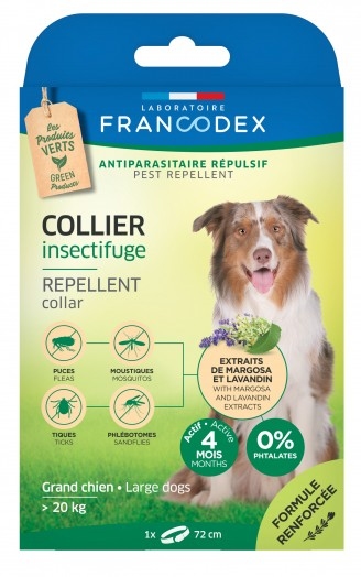 法國Francodex 驅蝨帶 - 大型犬 (72cm)