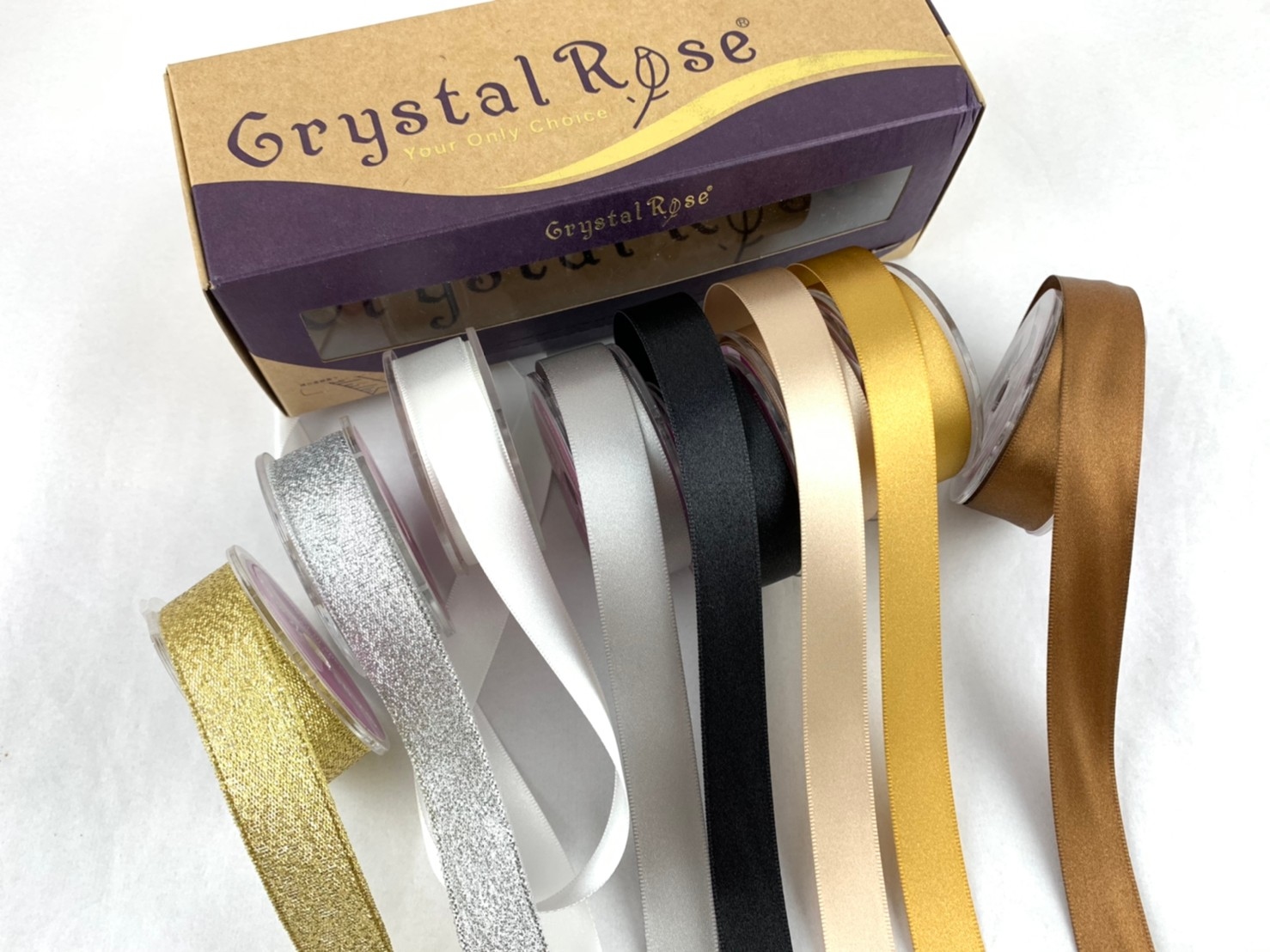 雙緞面/第五大道金蔥緞帶禮盒/8入