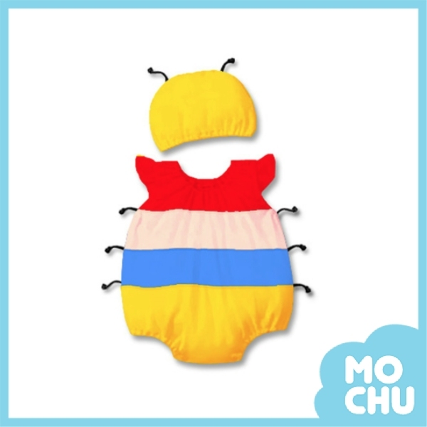 彩虹昆蟲寶貝包屁衣