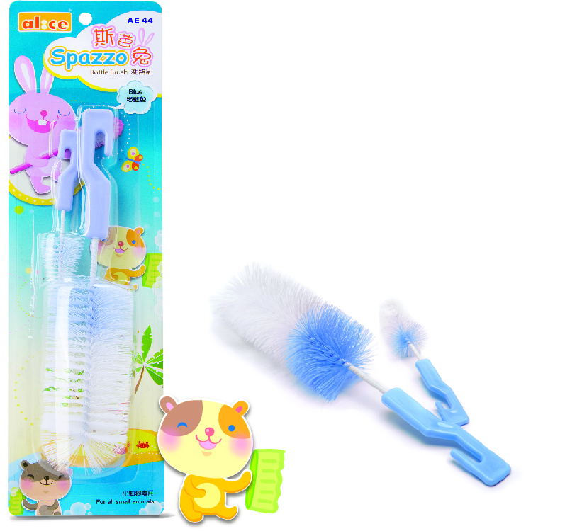 Alice 斯芭兔洗瓶刷 - 藍色