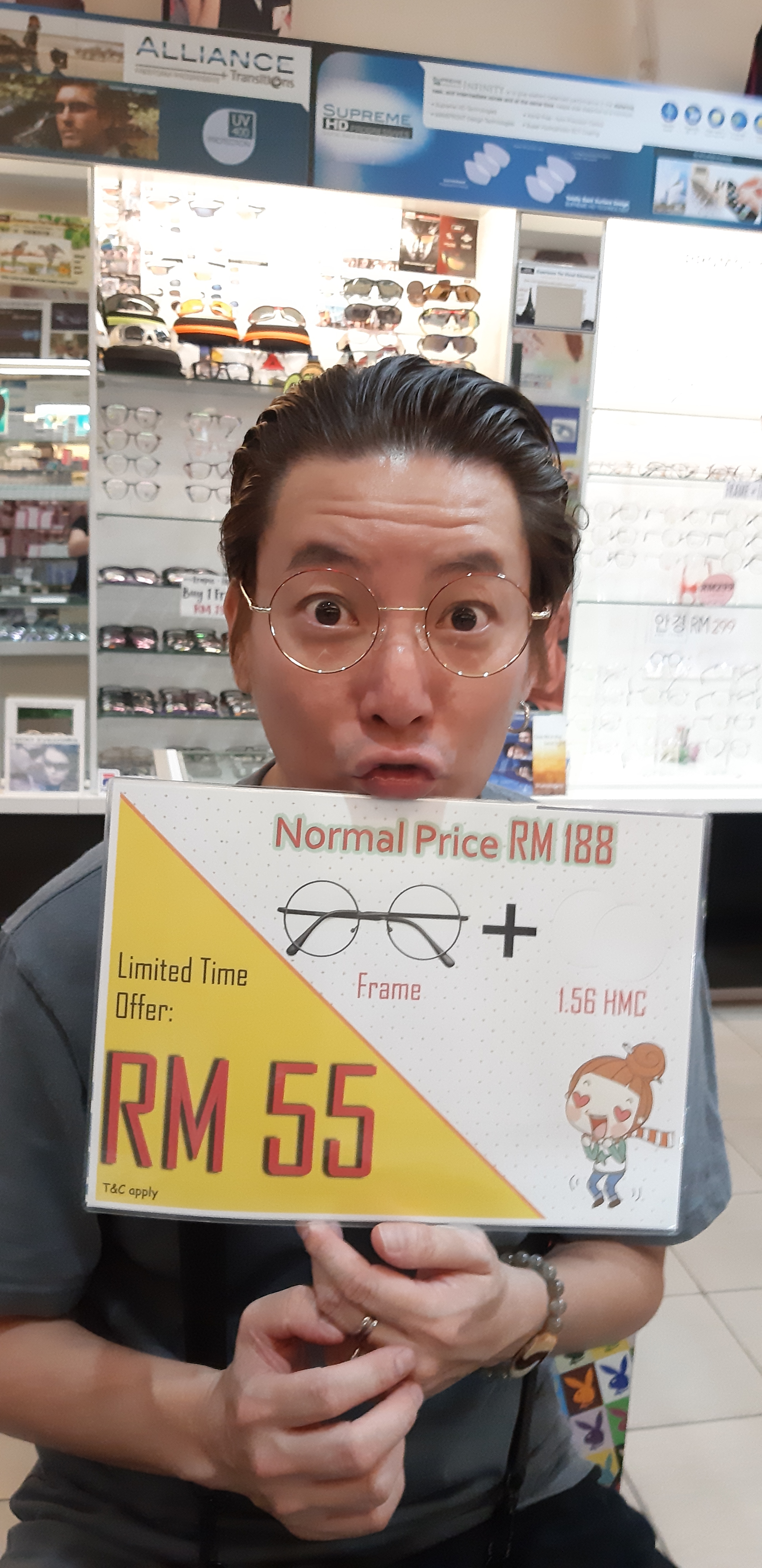 now his hair is colorful  , he is very stylish customer! u see him , u know him enjoy life to fulness!