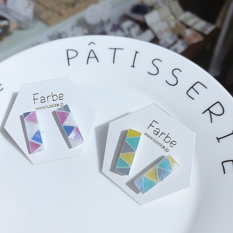 貝殼片長條 耳環 (網站限定優惠)