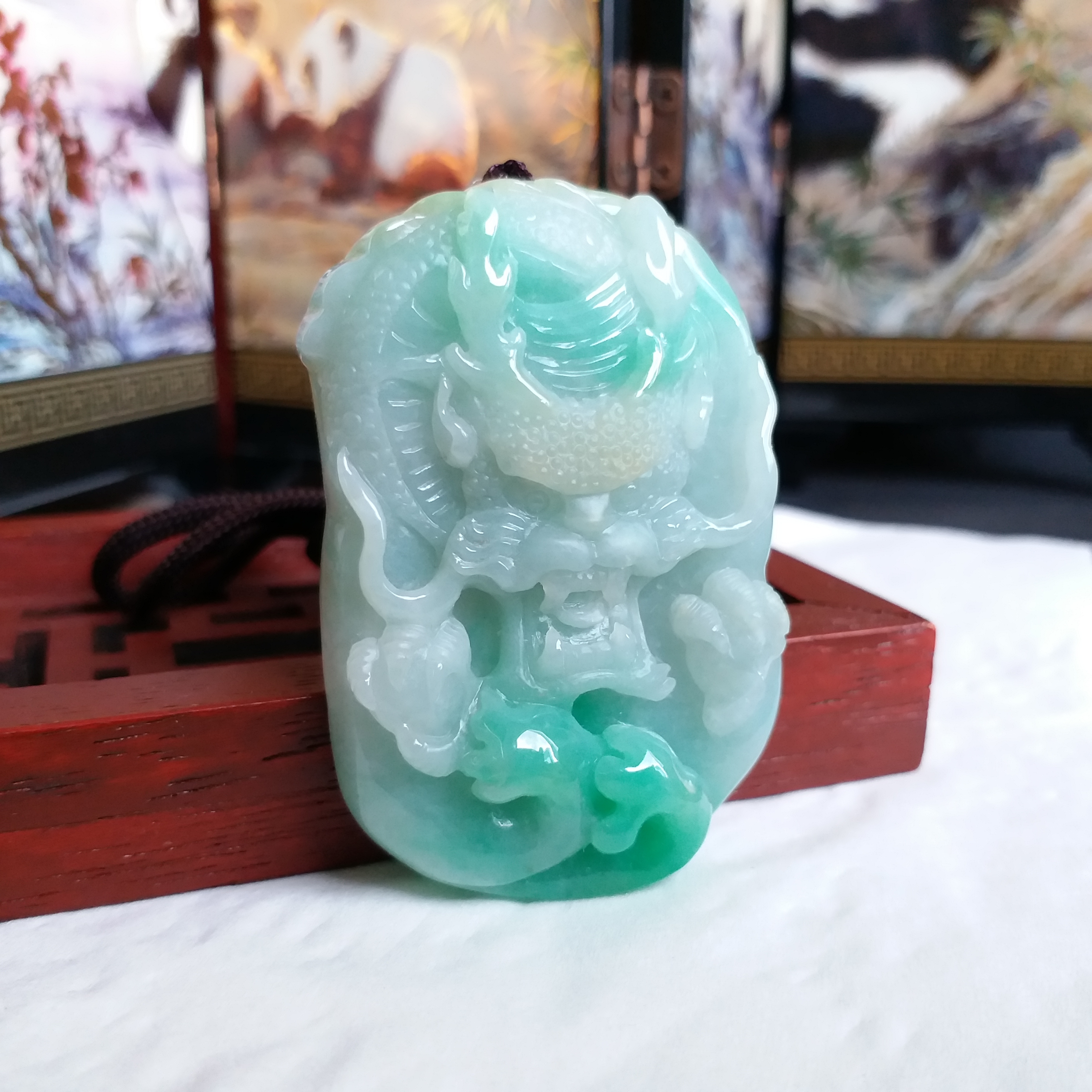 J1785 冰糯黃加綠龍牌