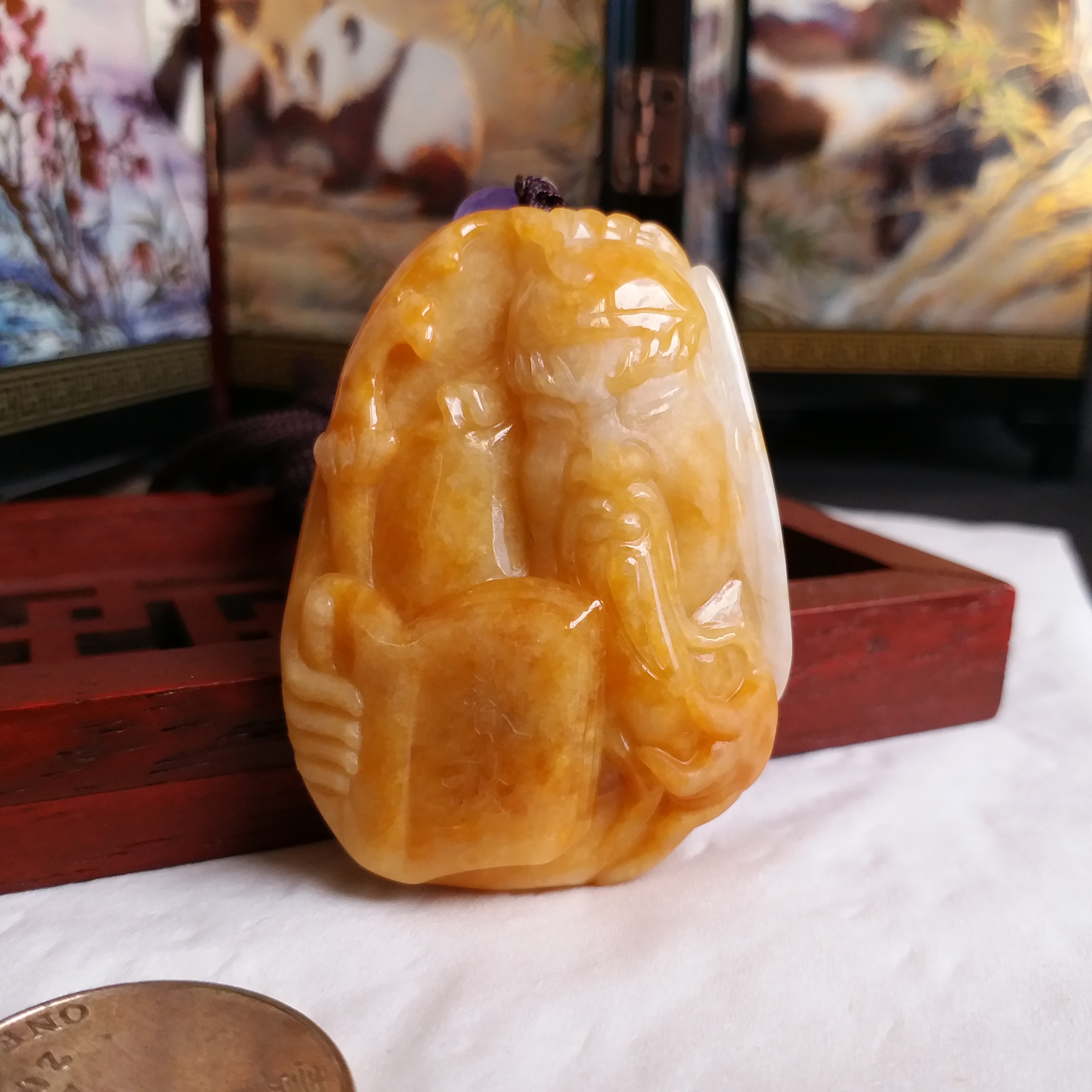 J1786 黃翡關羽讀春秋