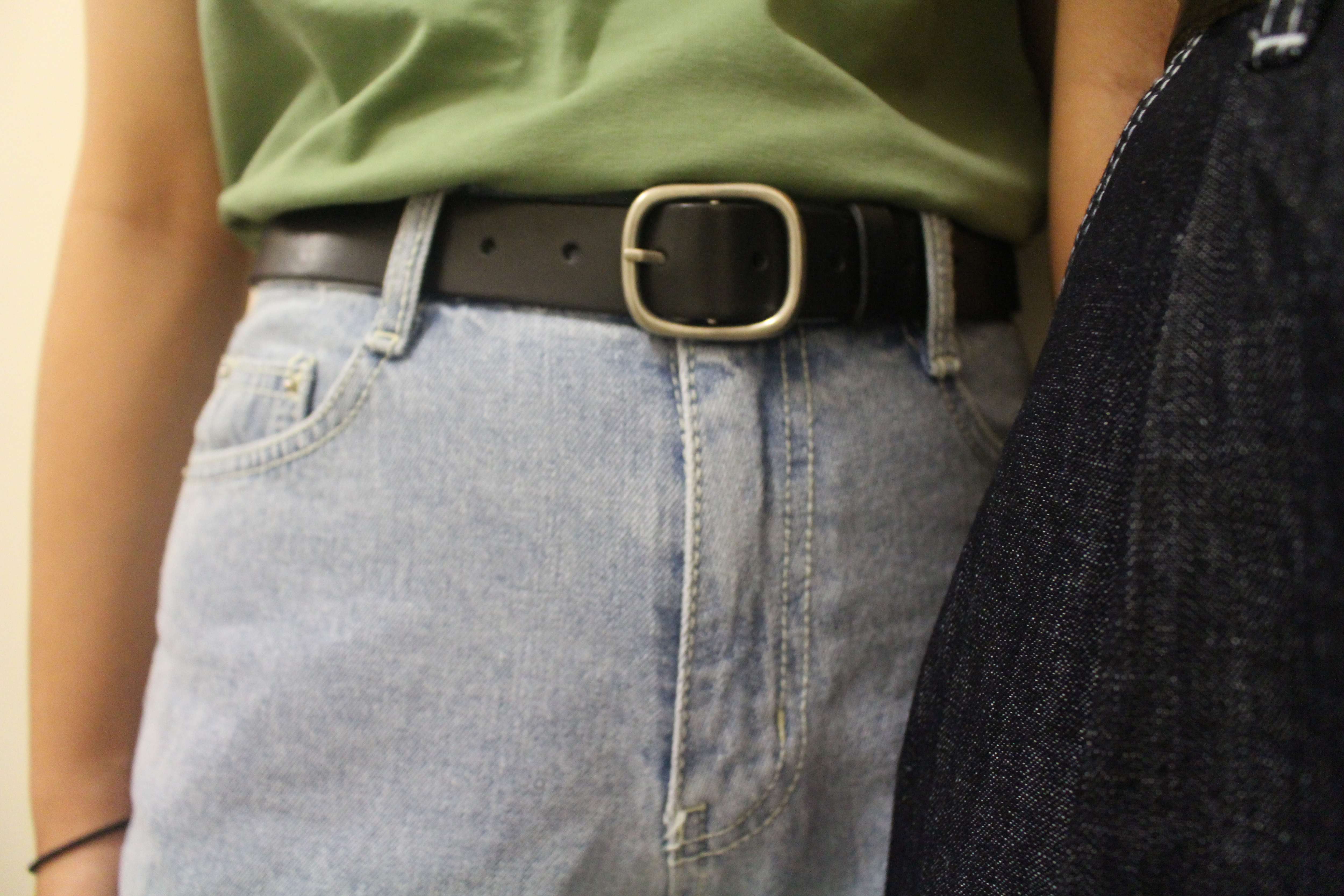 預訂 | KR. 方扣牛皮皮帶 (兩色入)