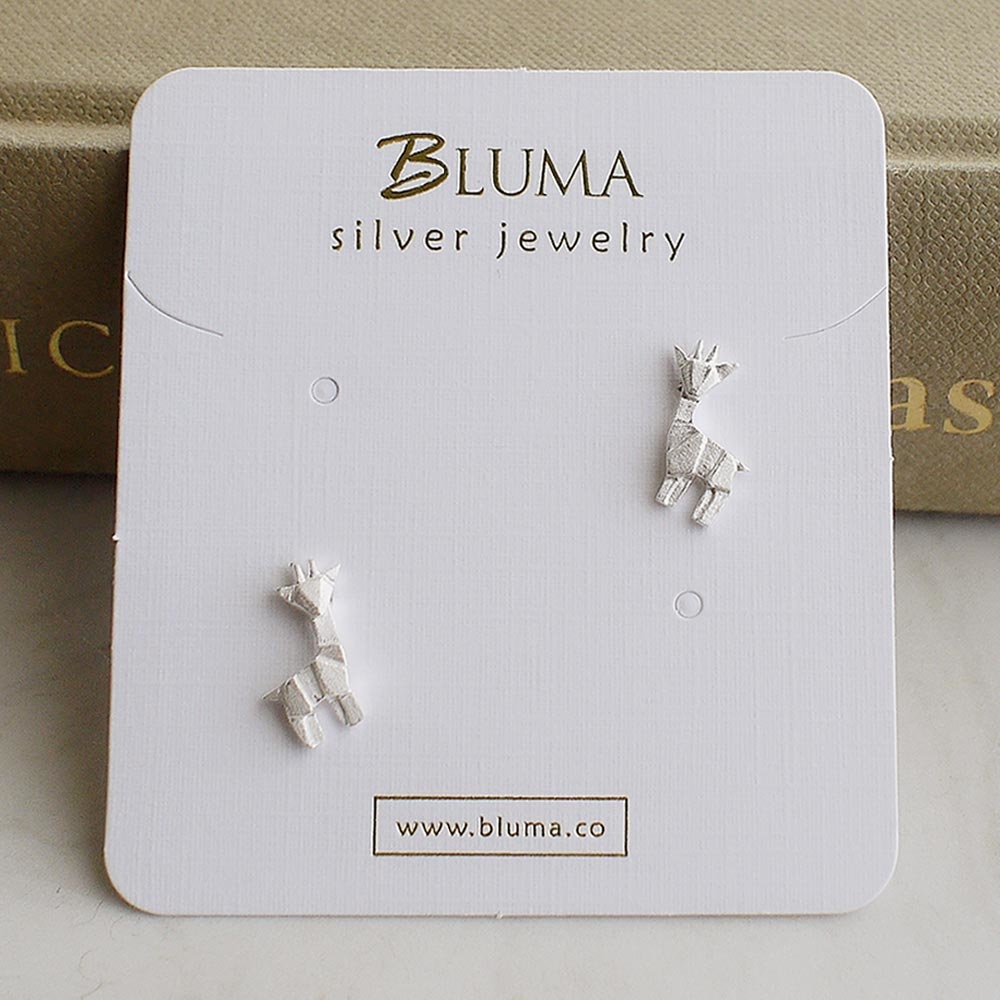 羊駝純銀耳環/DE726