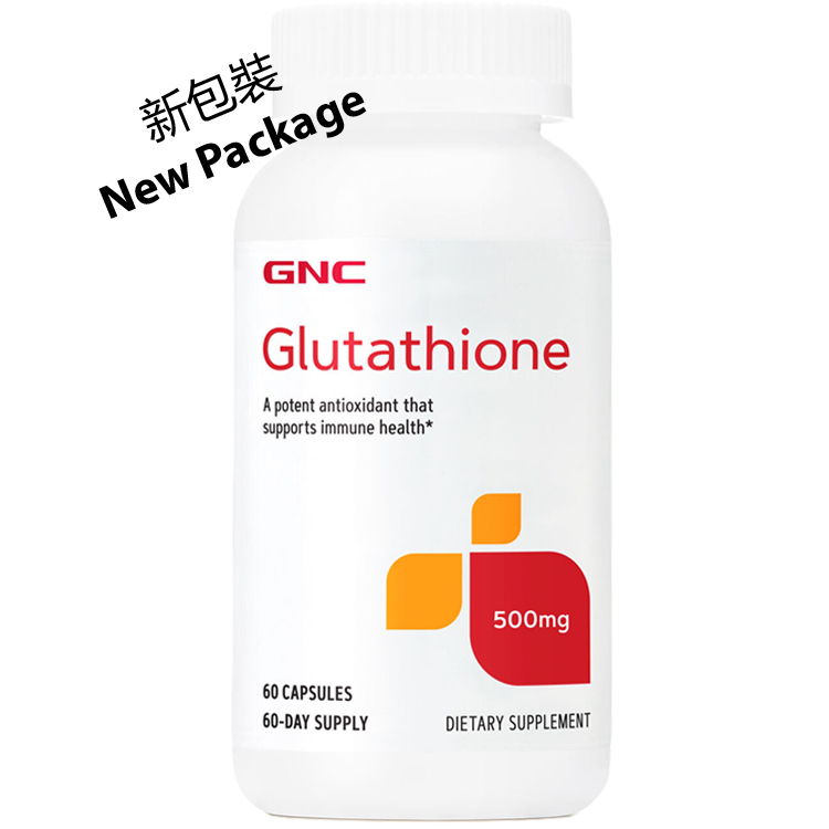 GNC, Glutathione 500 mg, 60 Capsules in HK