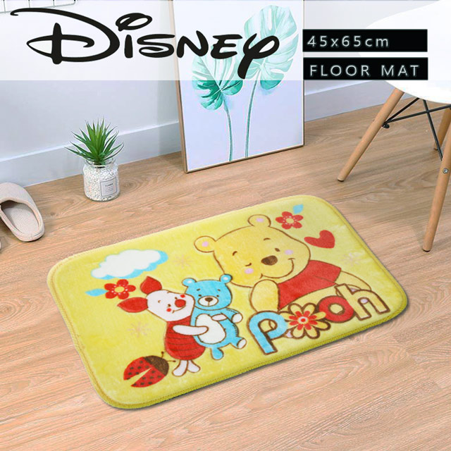 迪士尼卡通短絨踏墊(45x65cm)_維尼&小豬