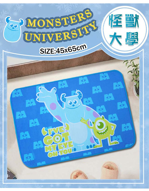 迪士尼卡通短絨踏墊(45x65cm)_怪獸大學