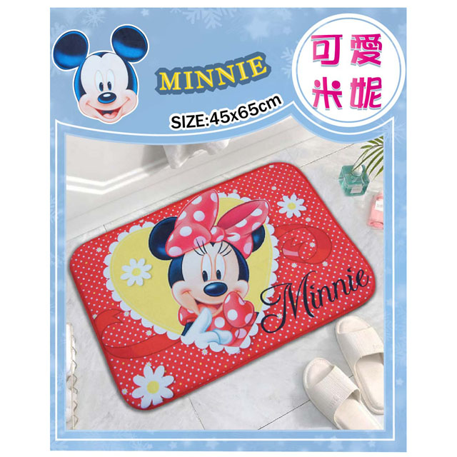 迪士尼卡通短絨踏墊(45x65cm)_可愛米妮