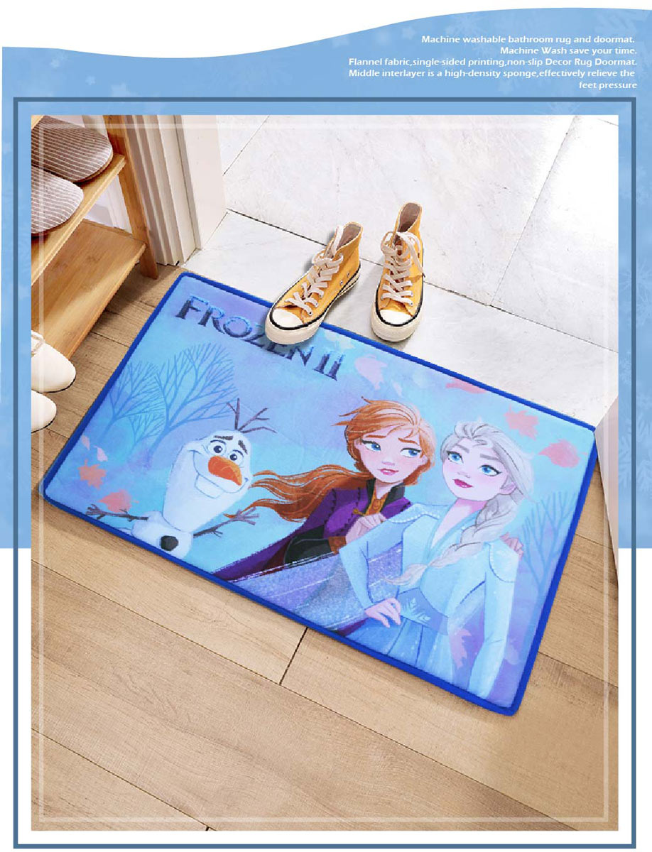 迪士尼卡通短絨踏墊(45x65cm)_楓林冰雪