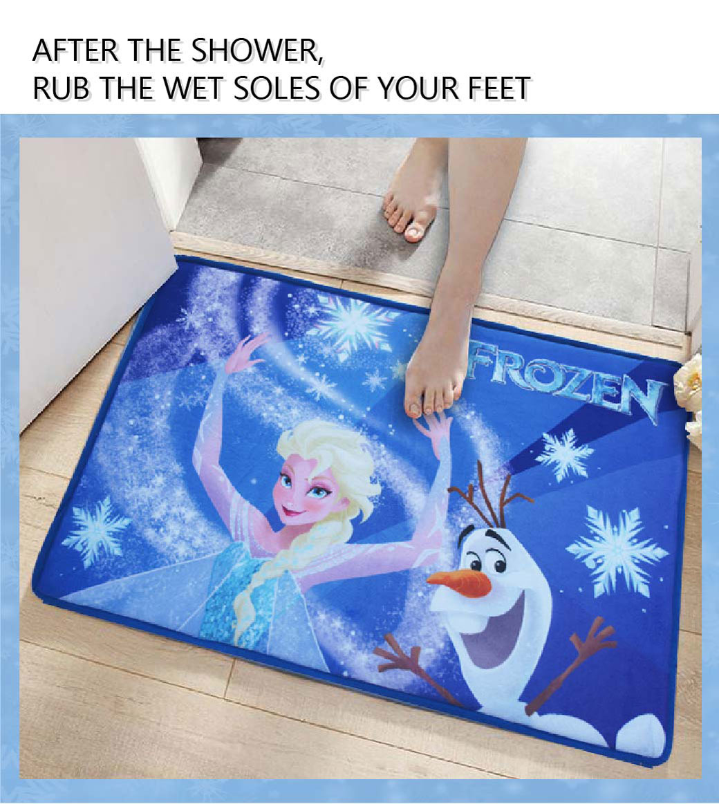 迪士尼卡通短絨踏墊(45x65cm)_魔法冰雪