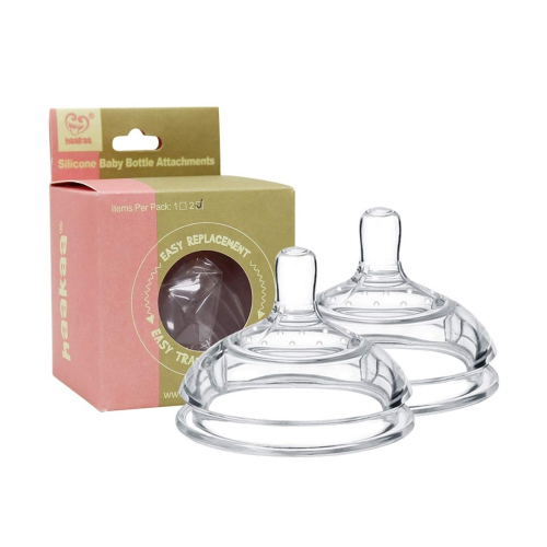 Haakaa Gen. 3 Silicone Baby Bottle Anti-Colic Nipples 2 pc