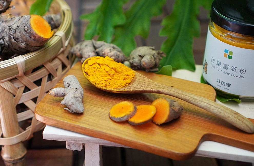 薑片與好田家薑黃粉