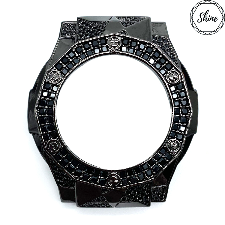 GA-110  尋星系列 黑色X黑石 金屬錶殼