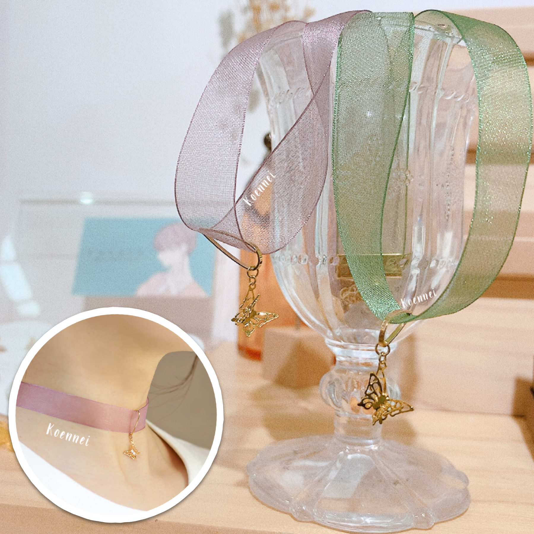 [日本制] 蝴蝶 Choker