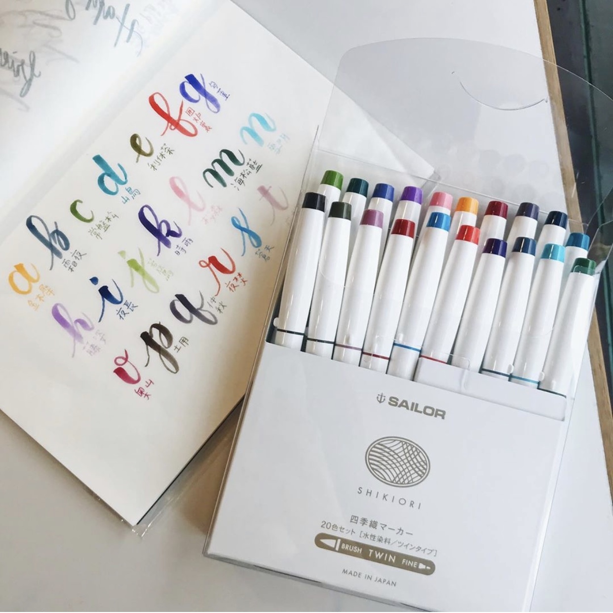 四季織 雙頭軟筆 20色 （單隻賣場）|日本 Sailor寫樂
