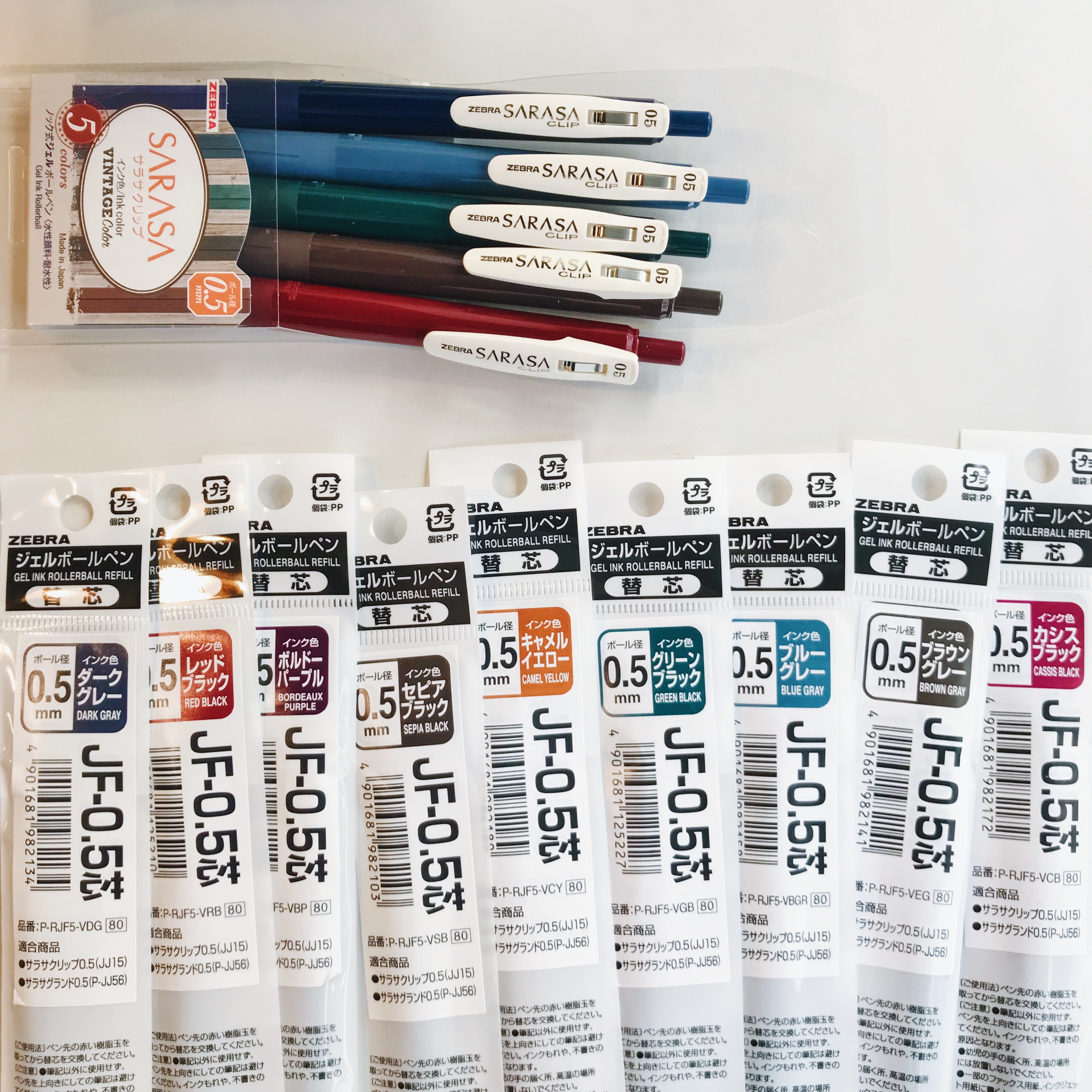 SARASA 復古色 替換筆芯