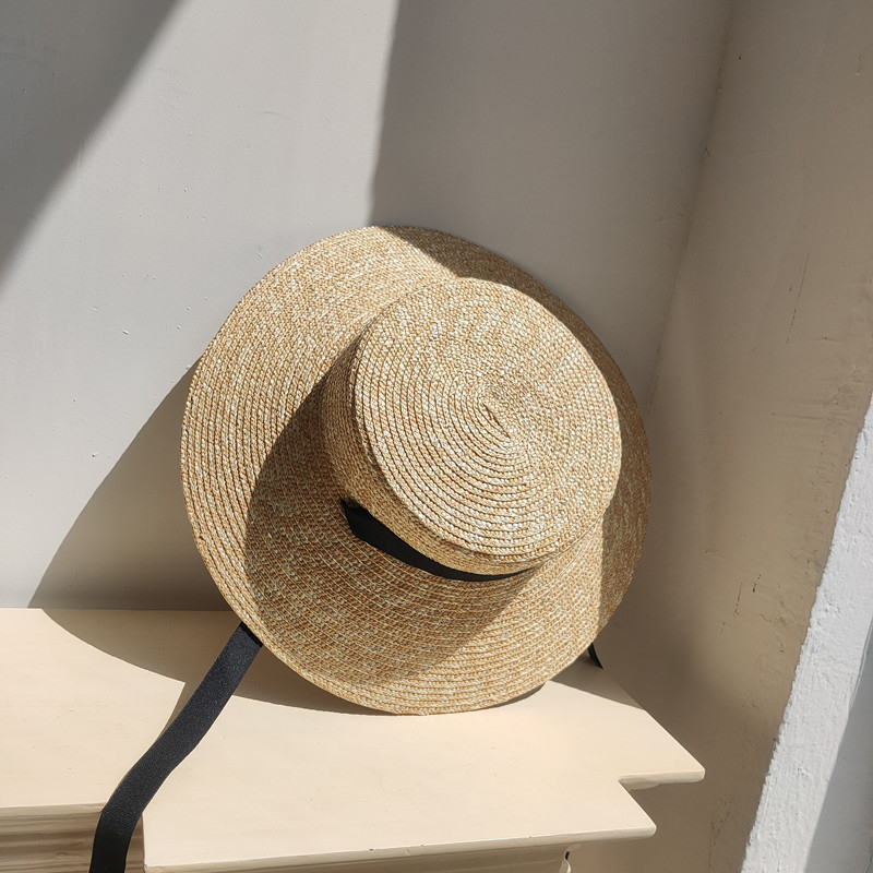 秀場款 麥稈淺頂草帽