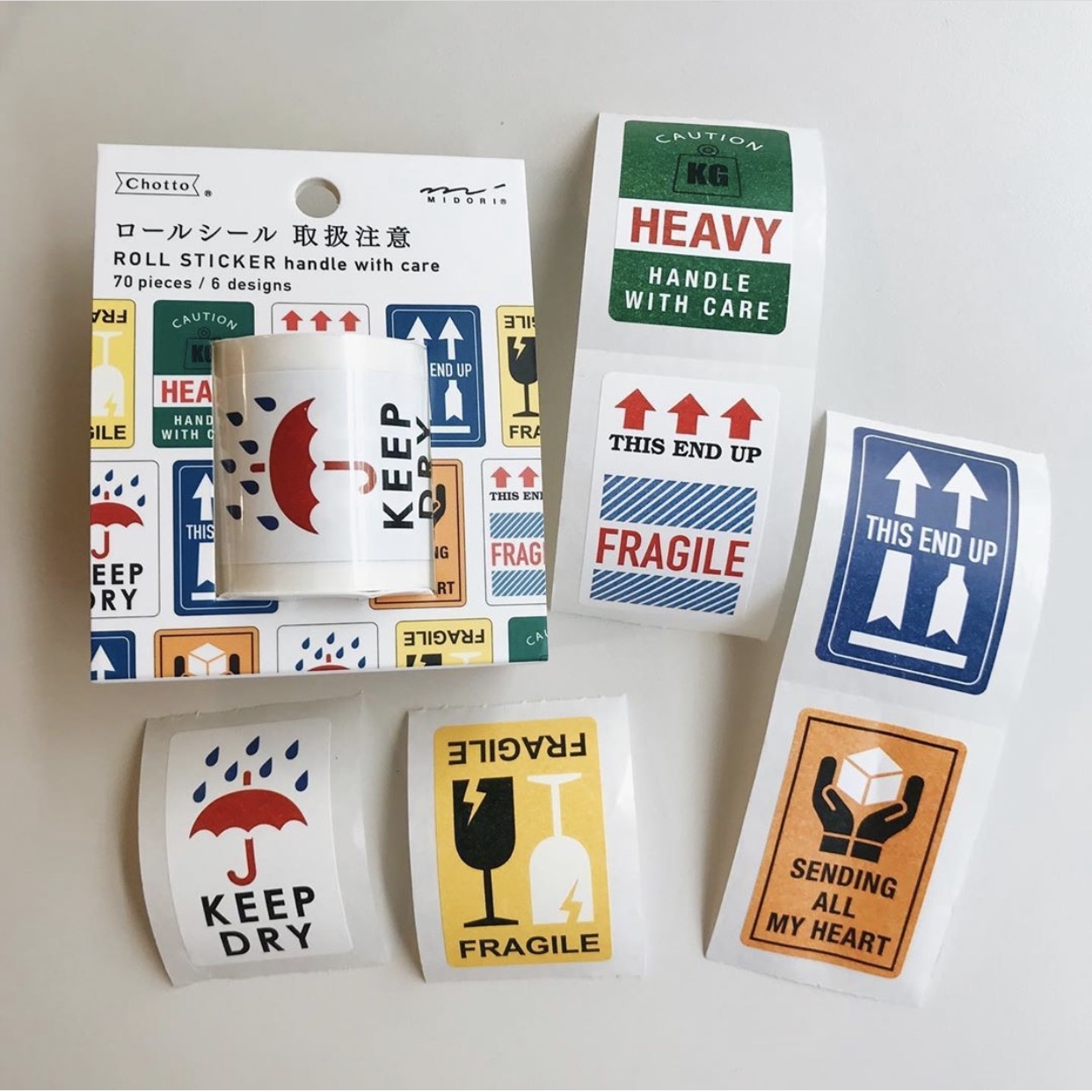 Midori Chotto 禮物包裝貼紙卷