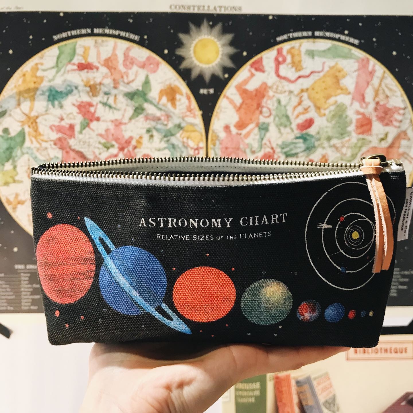 Cavallini 筆袋 收納袋 星球款