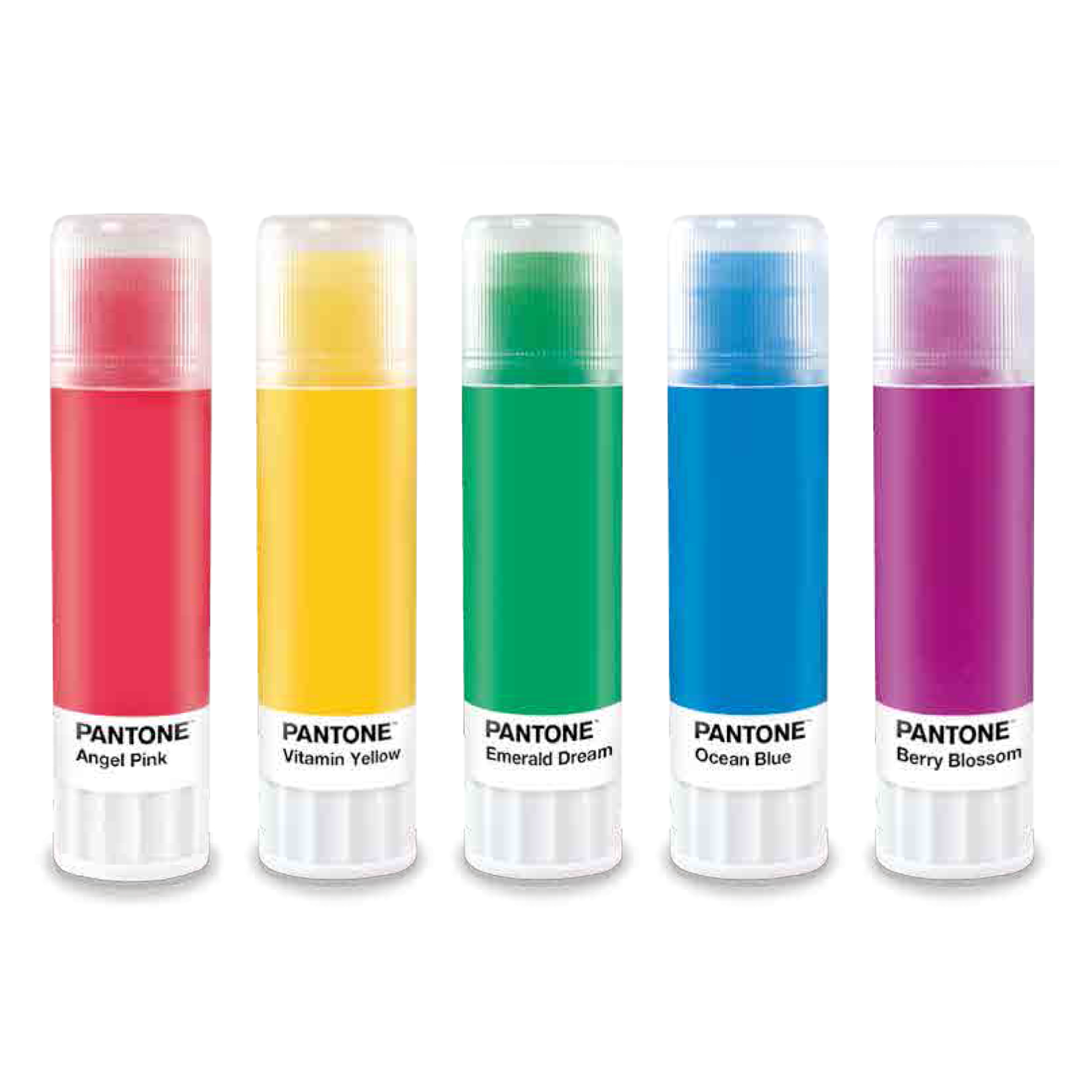 韓國 PANTONE 5色漿糊筆 (5支入)