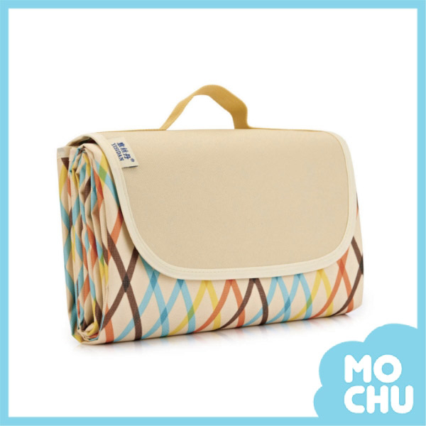 彩虹格紋野餐墊