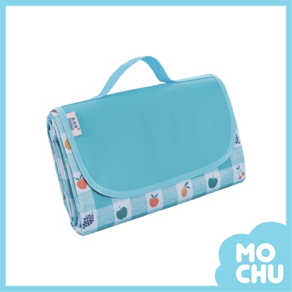 水果格子野餐墊