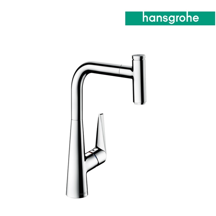 hansgrohe Talis Select S 72821, -000 Single lever kitchen mixer 300 with pull-out spray