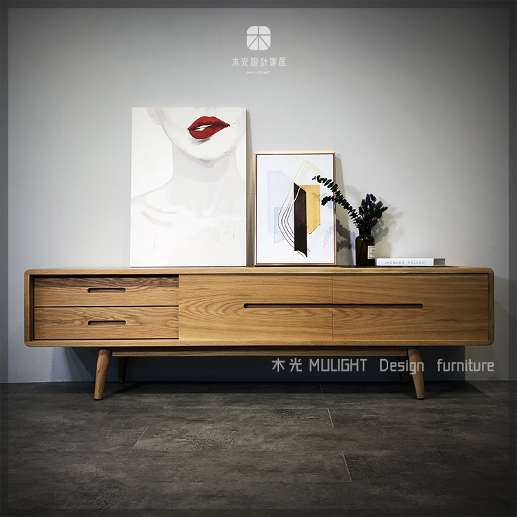 Esther-白橡木北歐簡約電視櫃|可訂製