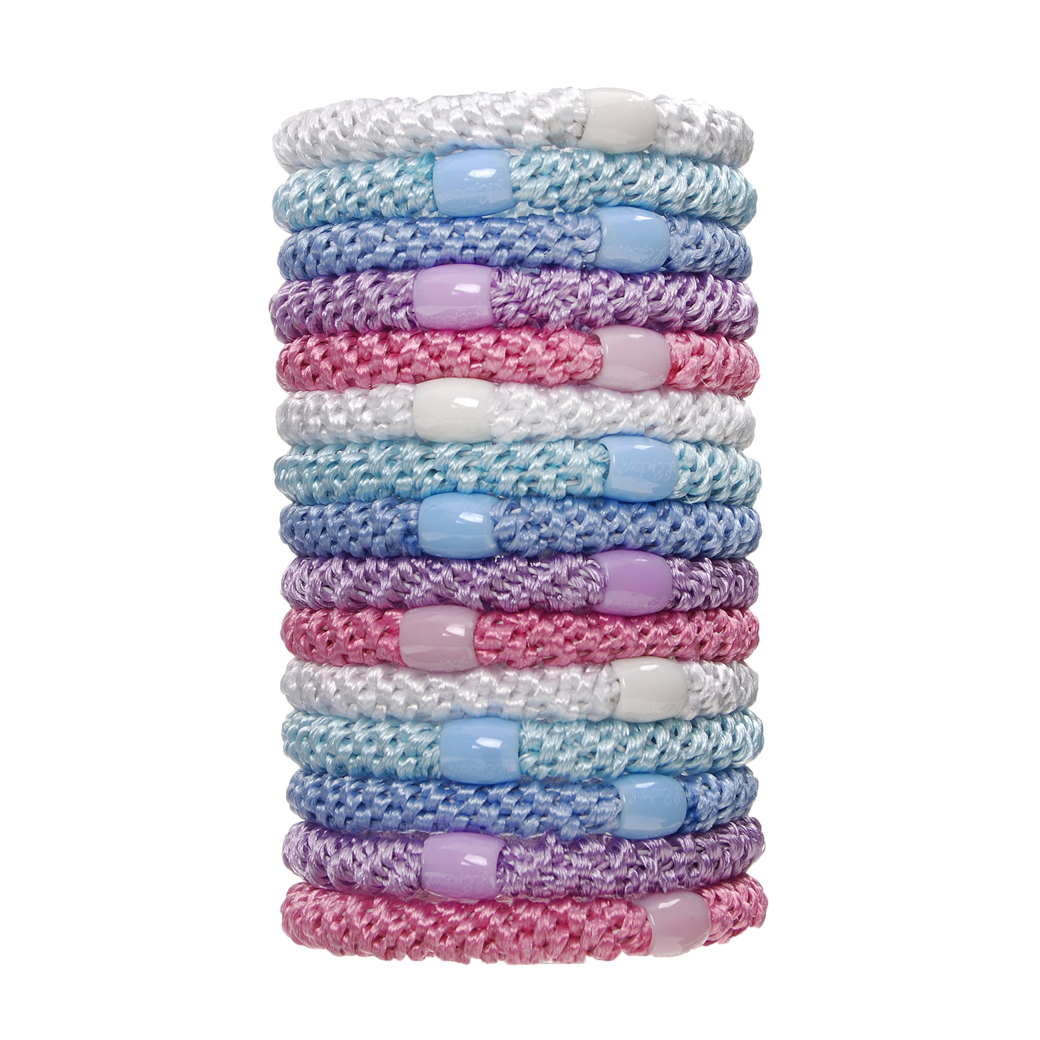 L. ERICKSON 彈力髮圈桶15入-粗版〈粉嫩甜心〉