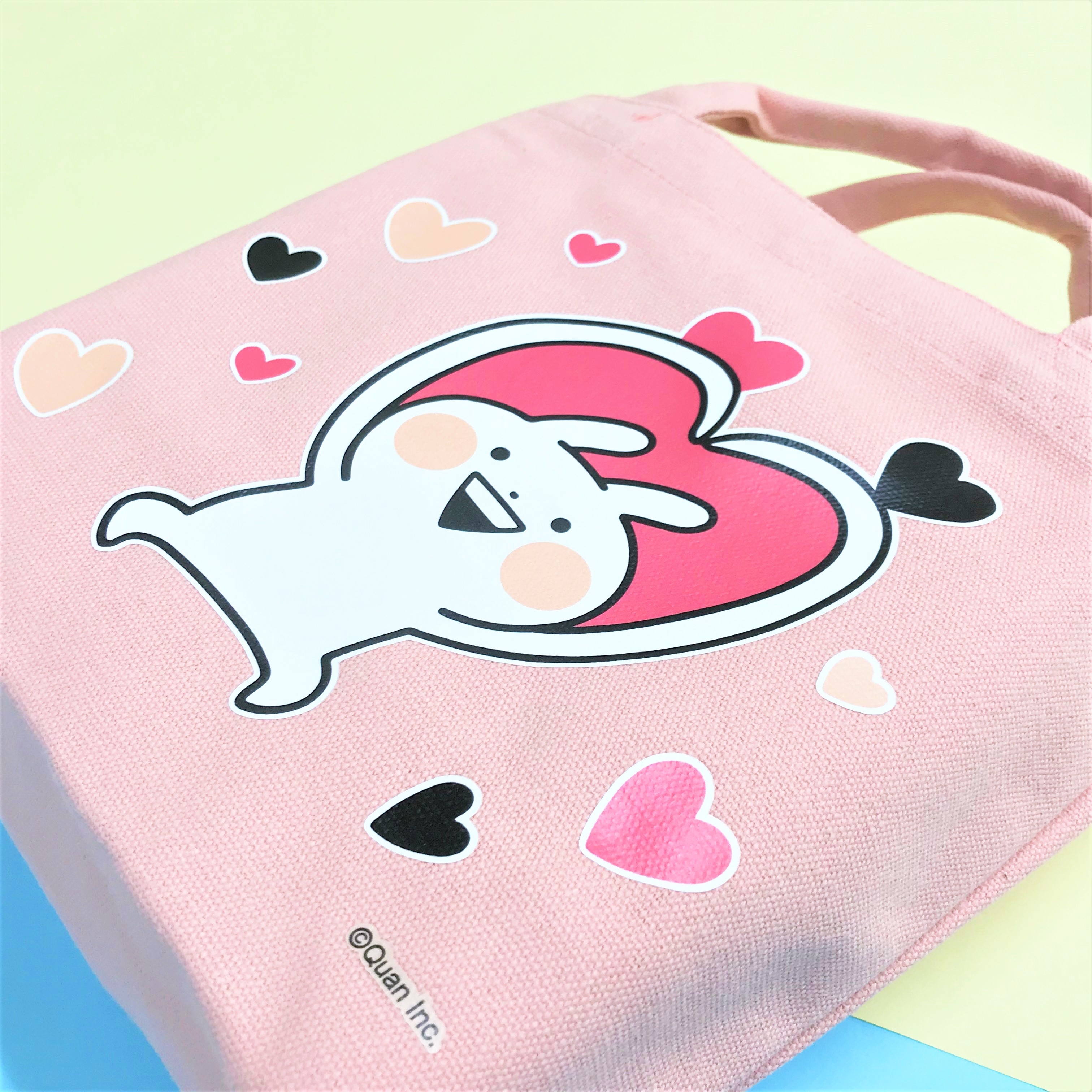 Usagyuuun-彩色小托特包-愛心款