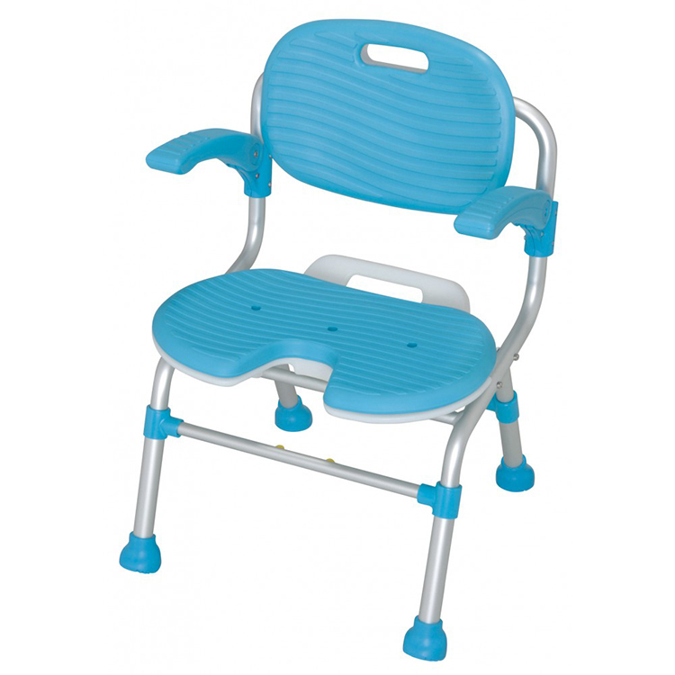 Tacaof 特高步 - 可摺式U形沐浴椅 (有背及扶手)