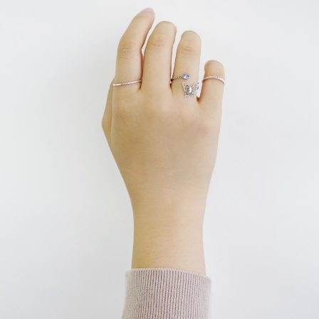 [日本制]  蝴蝶戒指 (3色)