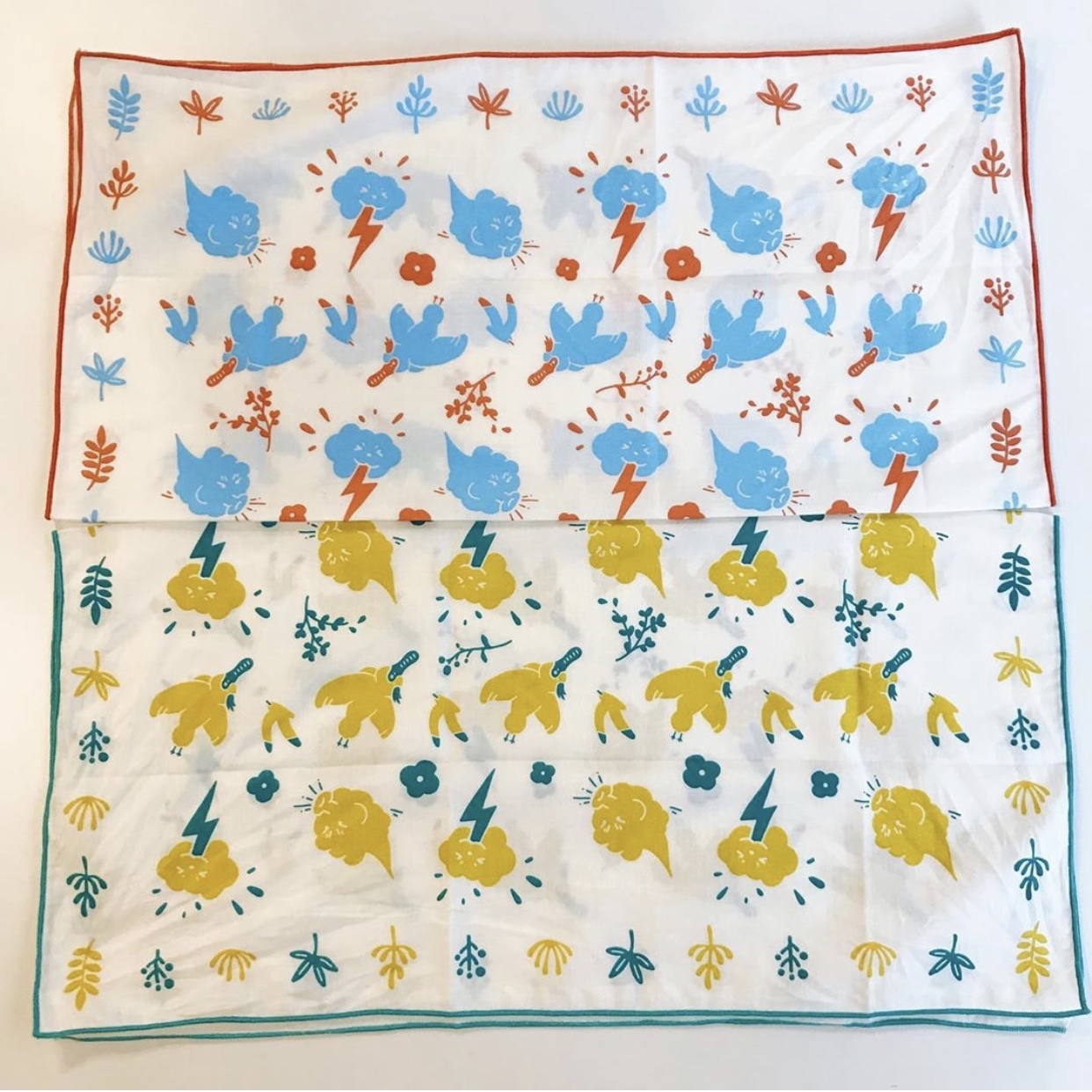 印花樂 x 草草 海鳥巾