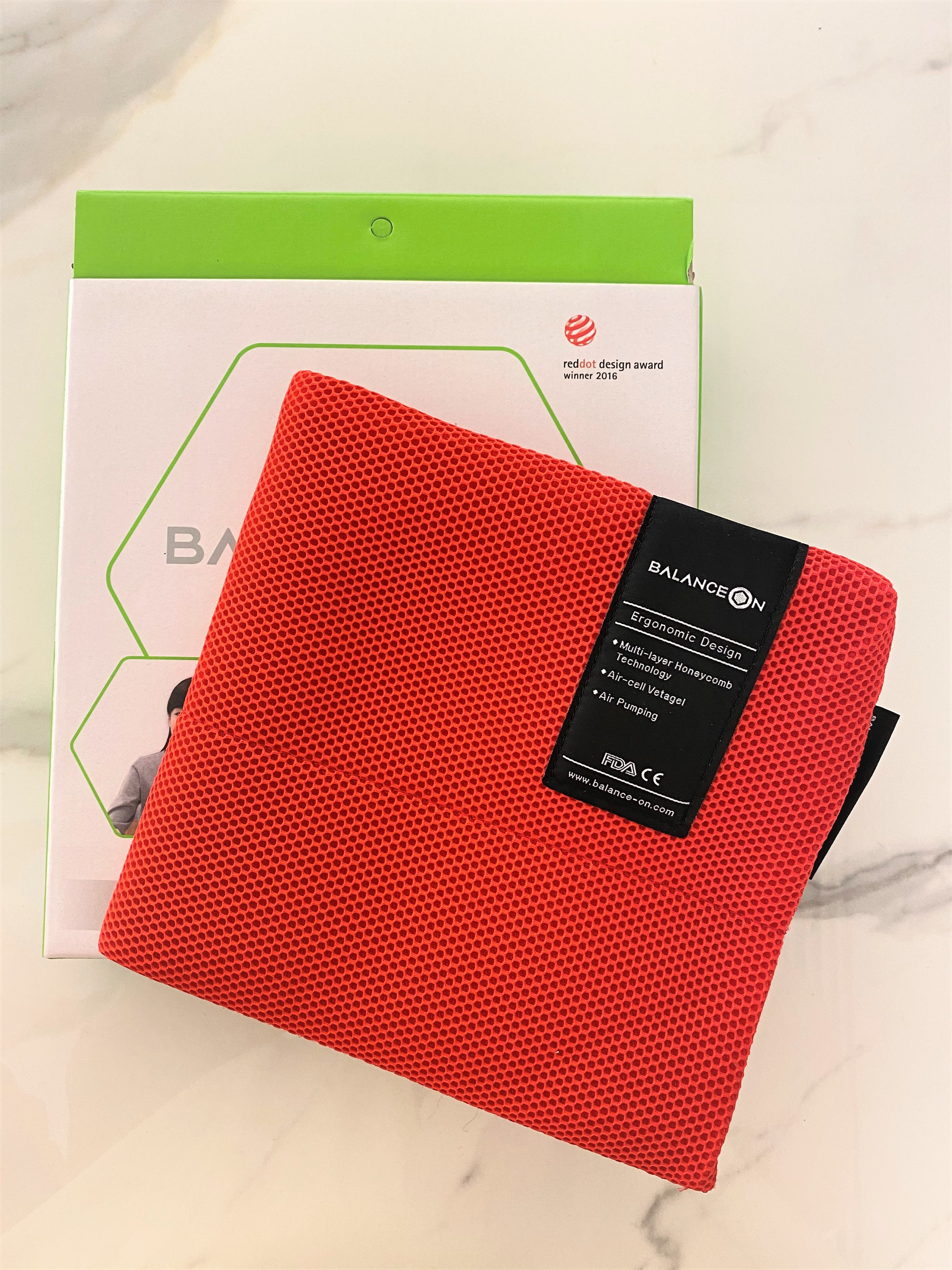 BALANCEON- 蜂巢凝膠坐墊墊套 (紅色中碼更換專用，不包括凝膠內膽）