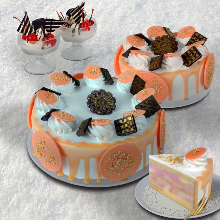 Rainbow Magic Ice Cream Cake