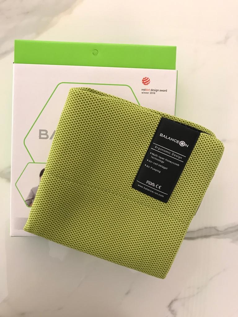 BALANCEON - 蜂巢凝膠坐墊墊套 (綠茶色中碼更換專用，不包括凝膠內膽)