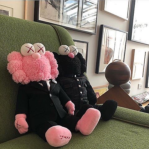 Dior x Kaws cross border joint doll plush doll