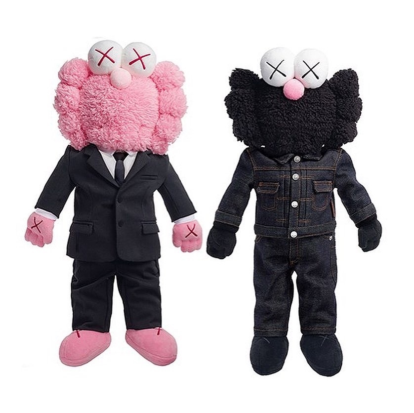 Dior x Kaws 跨界聯名 公仔 絨毛娃娃
