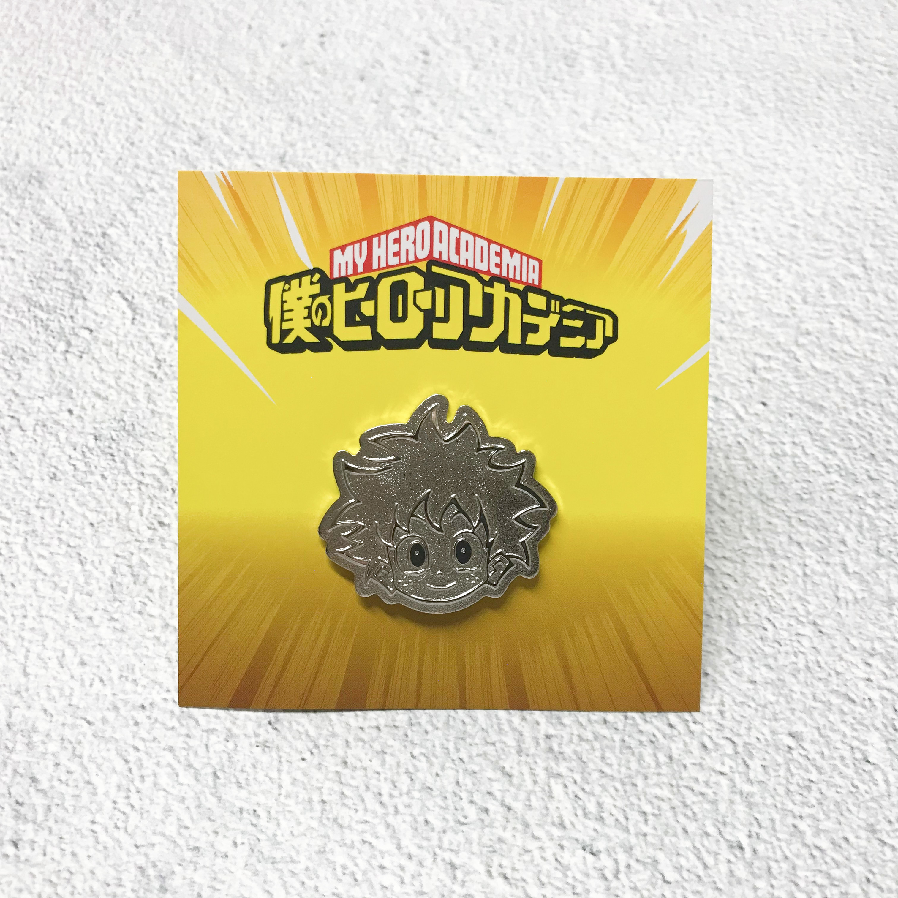 我的英雄學院-金屬胸章-綠谷款