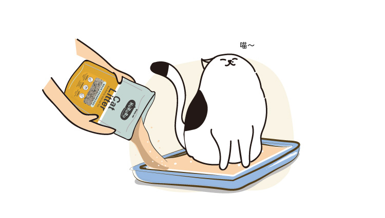 選擇低粉塵貓砂，保護貓咪呼吸道